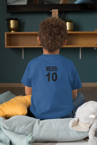 Messi 10 Half Sleeves T-Shirt for Boy-KidsFashionVilla