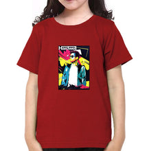 Load image into Gallery viewer, Hardwell abstract Half Sleeves T-Shirt For Girls -KidsFashionVilla
