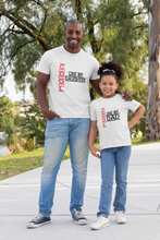 Load image into Gallery viewer, Cool Like My Dad Father and Daughter White Matching T-Shirt- KidsFashionVilla
