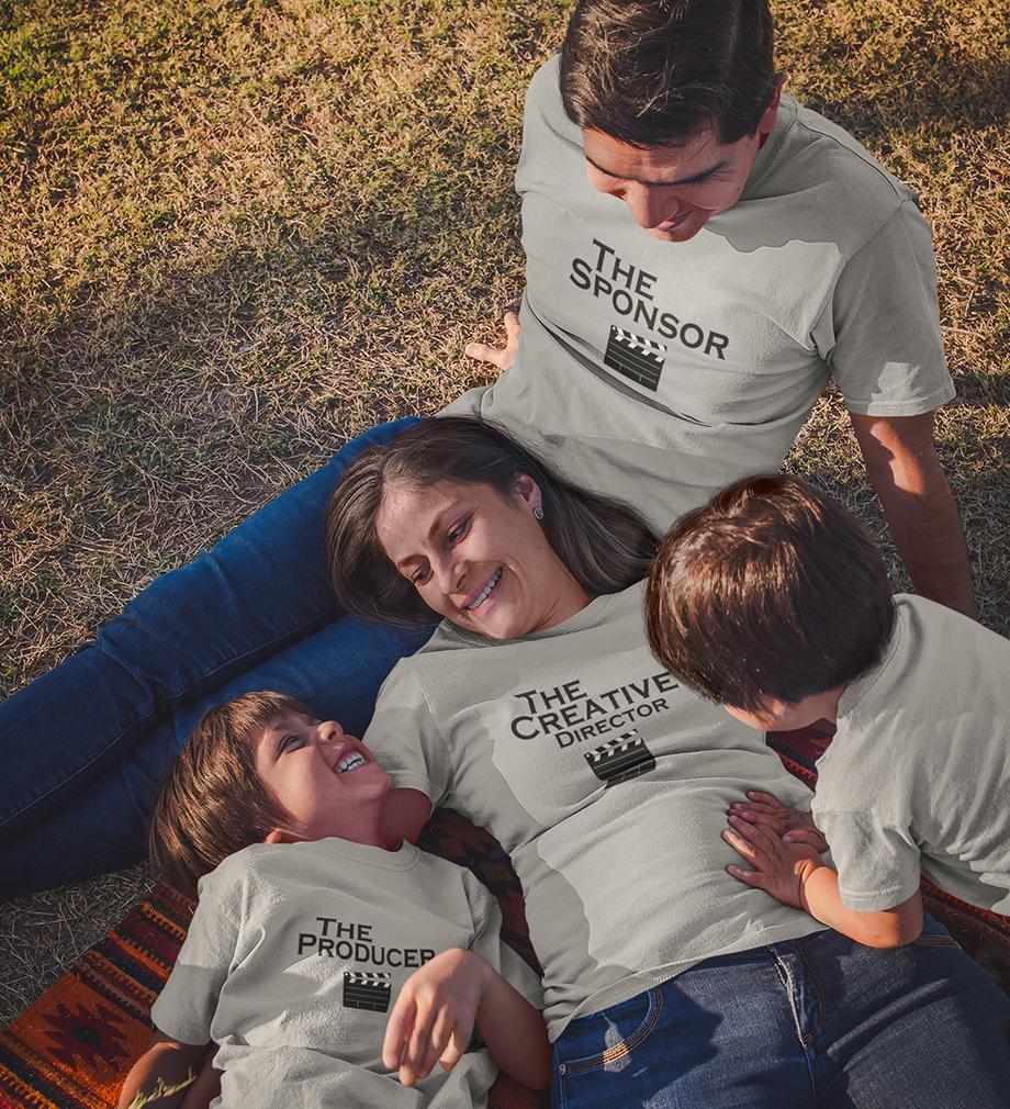 The Producer Creative Director Sponser Family Half Sleeves T-Shirts-KidsFashionVilla