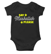 Load image into Gallery viewer, Say Mashallah Please Eid Rompers for Baby Boy- KidsFashionVilla
