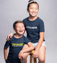 Load image into Gallery viewer, Bodyguard For My Lil Sis Brother-Sister Kid Half Sleeves T-Shirts -KidsFashionVilla
