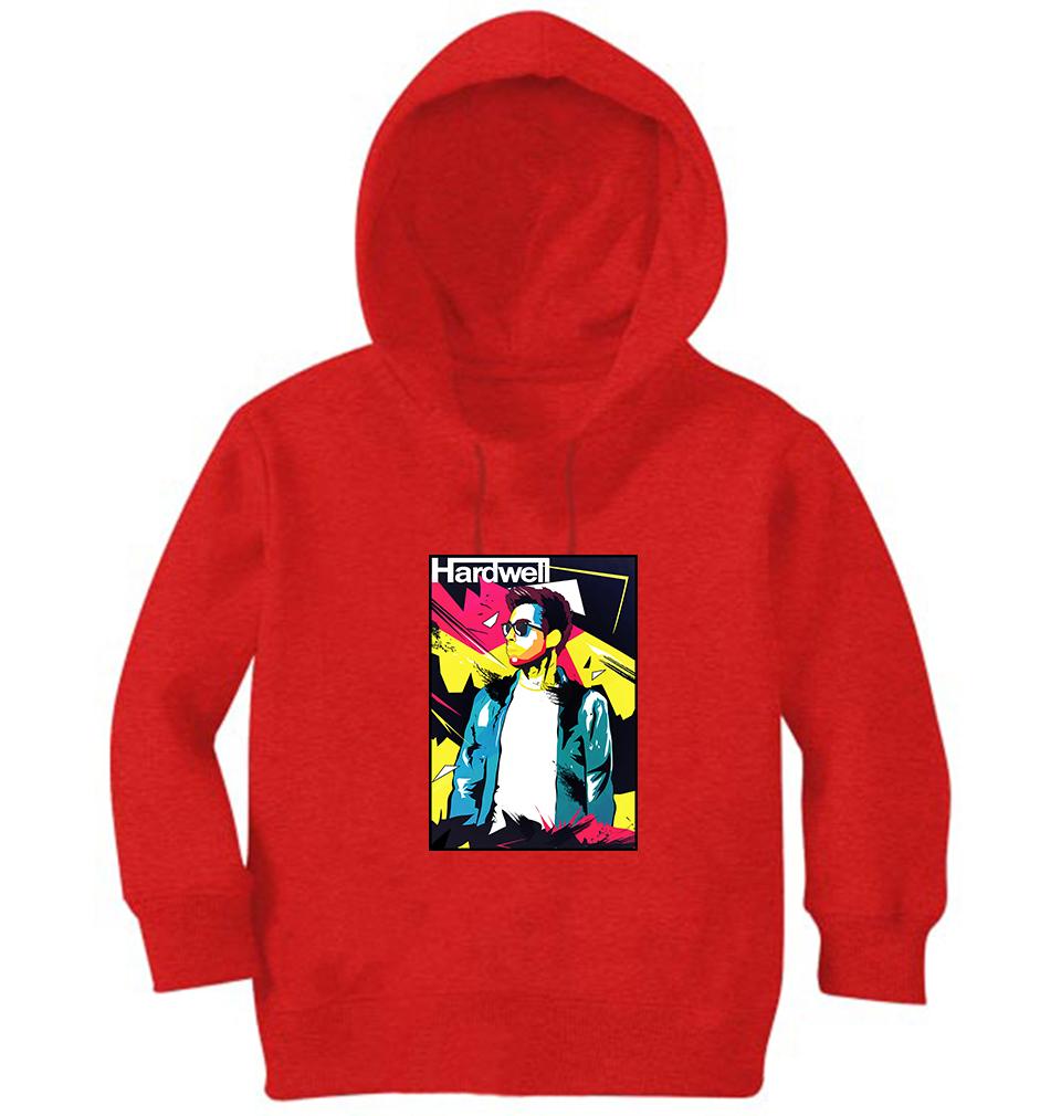 Hardwell abstract Girl Hoodies-KidsFashionVilla