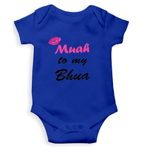 Load image into Gallery viewer, Muah To My Bhua Rompers for Baby Boy- KidsFashionVilla
