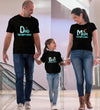 Dad Mom Baby Family Half Sleeves T-Shirts-KidsFashionVilla