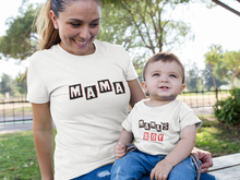 Load image into Gallery viewer, Mamas Boy Mother And Son White Matching T-Shirt- KidsFashionVilla
