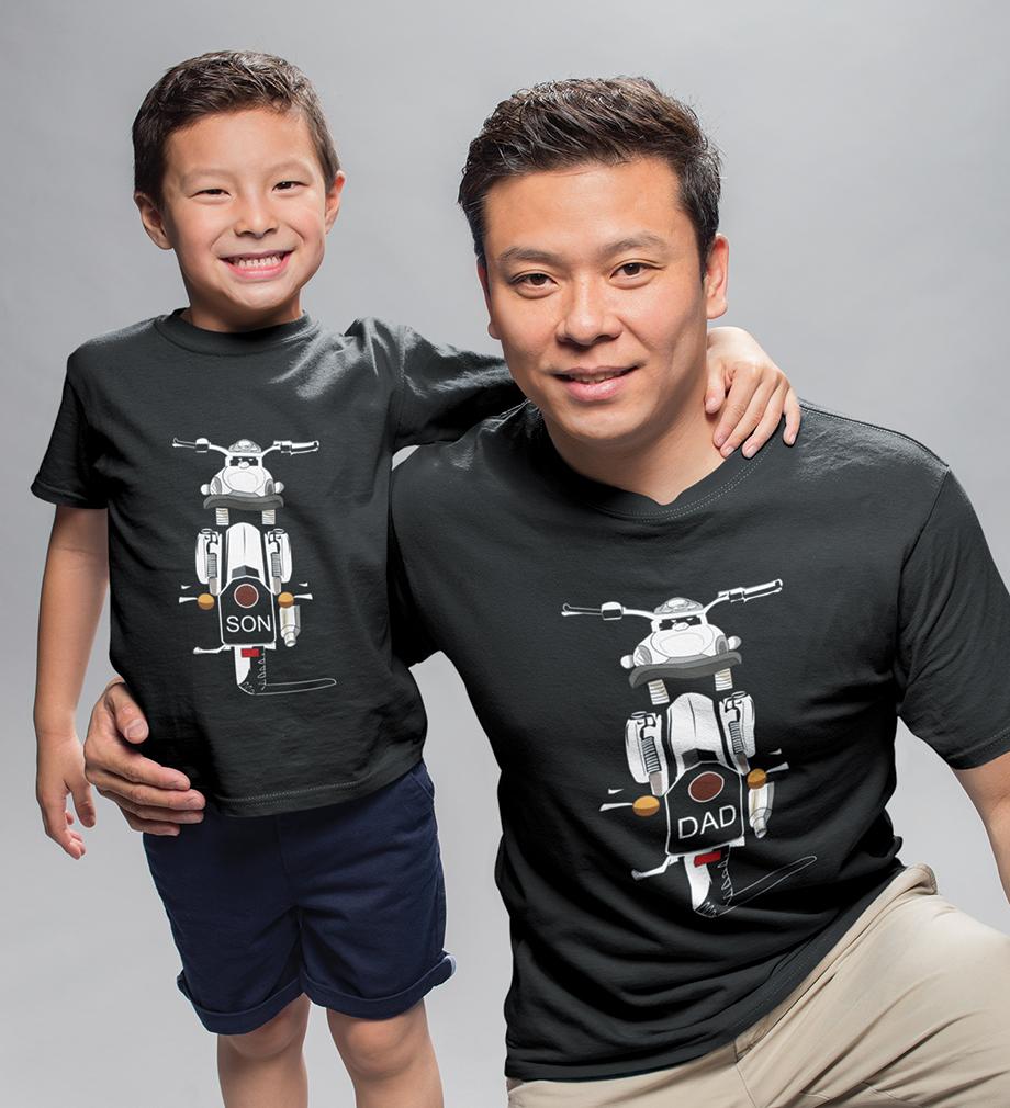 Dad Son Bullet Father and Son Matching T-Shirt- KidsFashionVilla
