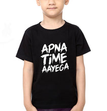 Load image into Gallery viewer, Apna Time Aayega Logo Half Sleeves T-Shirt for Boy-KidsFashionVilla
