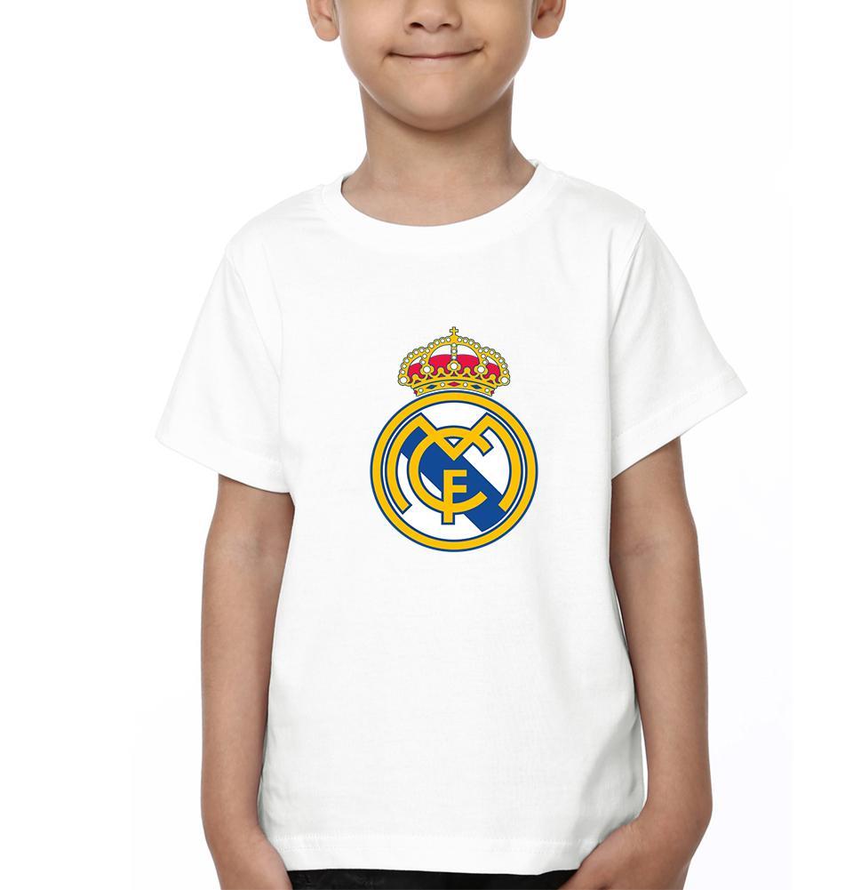 Real Madrid Half Sleeves T-Shirt for Boy-KidsFashionVilla
