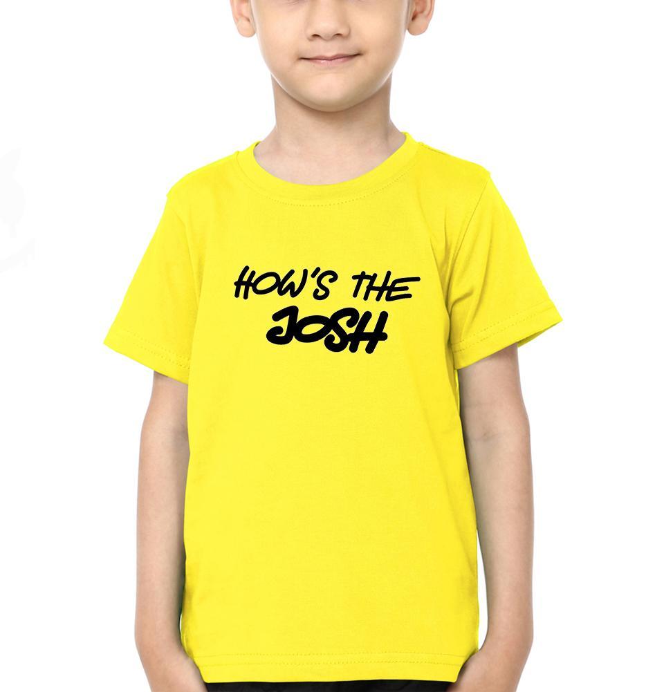 Hows The Josh Half Sleeves T-Shirt for Boy-KidsFashionVilla