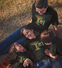 Load image into Gallery viewer, We Are 1 Family Half Sleeves T-Shirts-KidsFashionVilla
