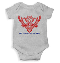 Load image into Gallery viewer, Custom Name IPL SRH Sunrisers Hyderabad Rompers for Baby Boy- KidsFashionVilla
