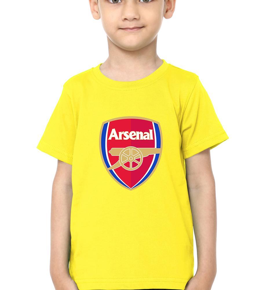 Arsenal Half Sleeves T-Shirt for Boy-KidsFashionVilla
