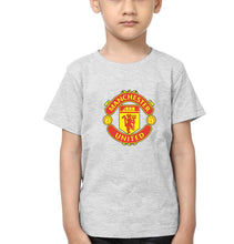 Load image into Gallery viewer, Manchester United Half Sleeves T-Shirt for Boy-KidsFashionVilla
