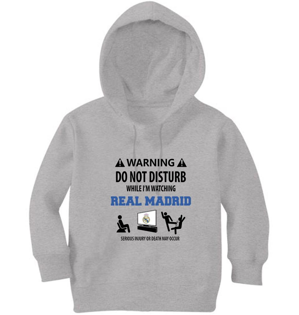 Warning Real Madrid Girl Hoodies-KidsFashionVilla