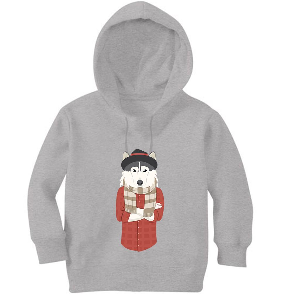 Hipster Wolf Girl Hoodies-KidsFashionVilla