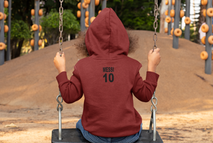 Messi 10 Girl Hoodies-KidsFashionVilla