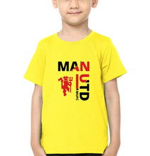 Load image into Gallery viewer, Manchester United Half Sleeves T-Shirt for Boy-KidsFashionVilla
