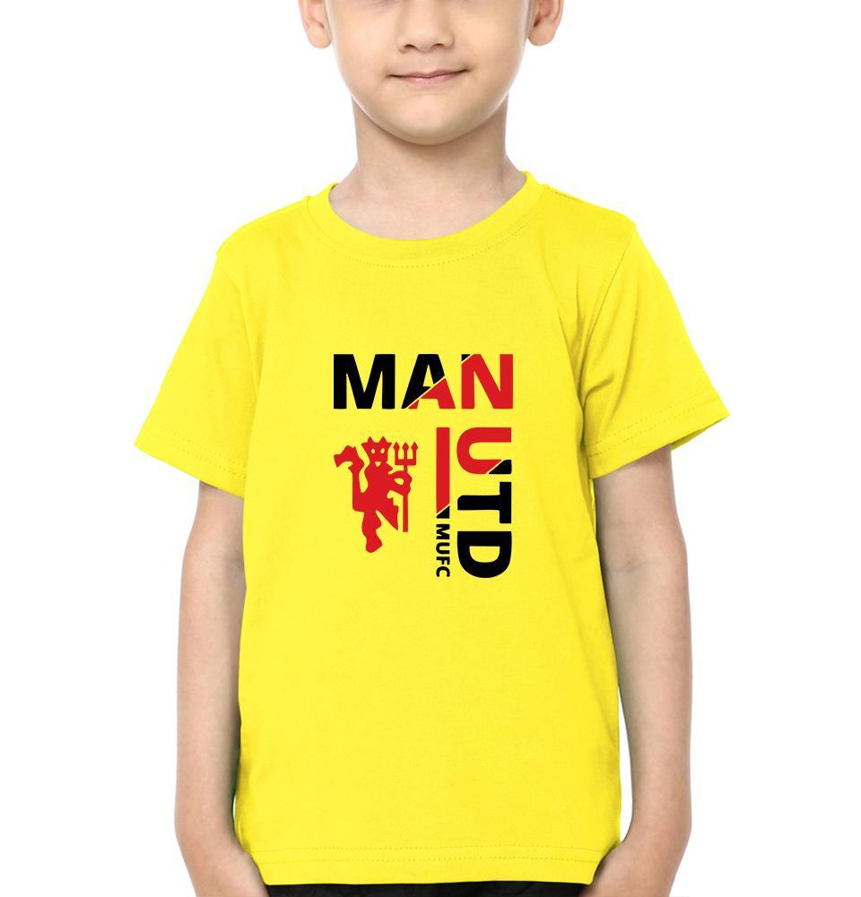 Manchester United Half Sleeves T-Shirt for Boy-KidsFashionVilla