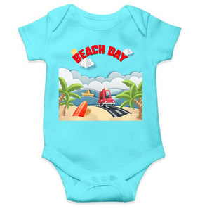 Beach Day Rompers for Baby Girl- KidsFashionVilla