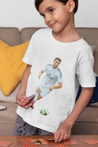 Ronaldo Half Sleeves T-Shirt for Boy-KidsFashionVilla