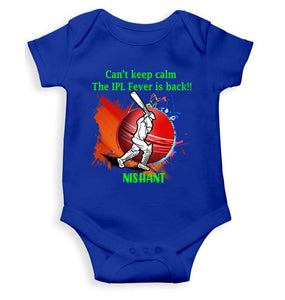 Custom Name Can Not Keep Calm IPL Rompers for Baby Boy- KidsFashionVilla