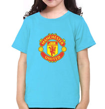 Load image into Gallery viewer, Manchester United Half Sleeves T-Shirt For Girls -KidsFashionVilla
