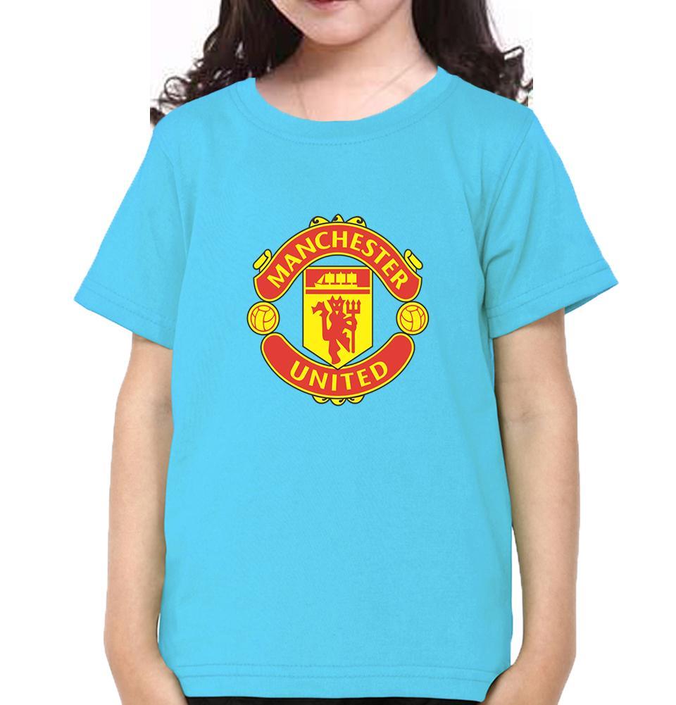 Manchester United Half Sleeves T-Shirt For Girls -KidsFashionVilla