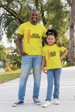Load image into Gallery viewer, Cool Like My Dad Father and Daughter Yellow Matching T-Shirt- KidsFashionVilla
