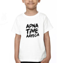Load image into Gallery viewer, Apna Time Aayega Half Sleeves T-Shirt for Boy-KidsFashionVilla
