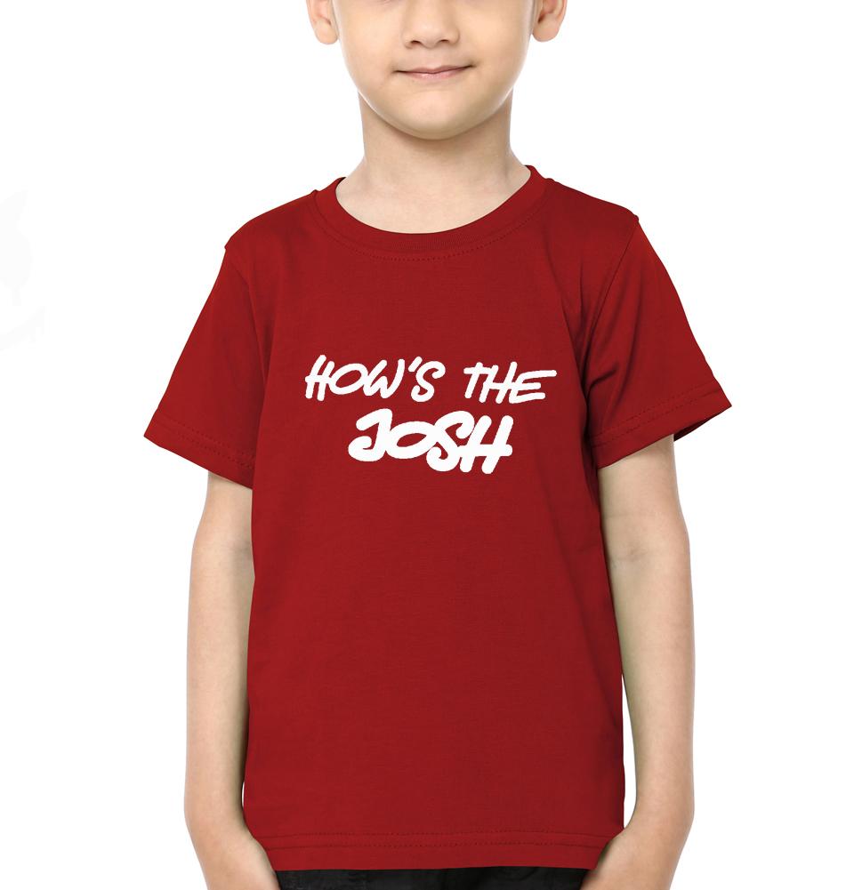 Hows The Josh Half Sleeves T-Shirt for Boy-KidsFashionVilla