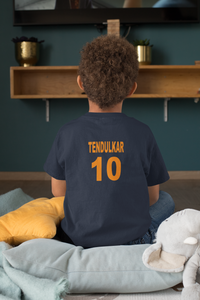 Tendulkar 10 Half Sleeves T-Shirt for Boy-KidsFashionVilla
