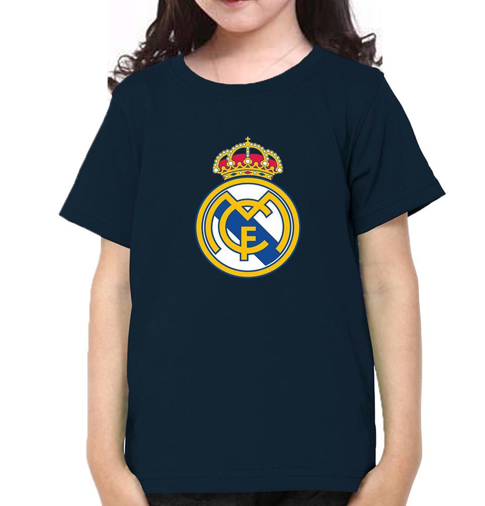 Real Madrid Half Sleeves T-Shirt For Girls -KidsFashionVilla