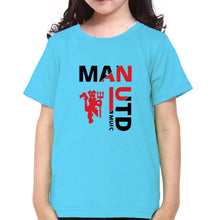 Load image into Gallery viewer, Manchester United Half Sleeves T-Shirt For Girls -KidsFashionVilla
