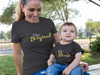 The Original Mother And Son Black Matching T-Shirt- KidsFashionVilla