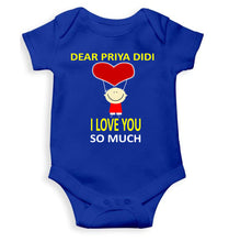 Load image into Gallery viewer, Custom Name I love My Didi So Much Rompers for Baby Girl- KidsFashionVilla

