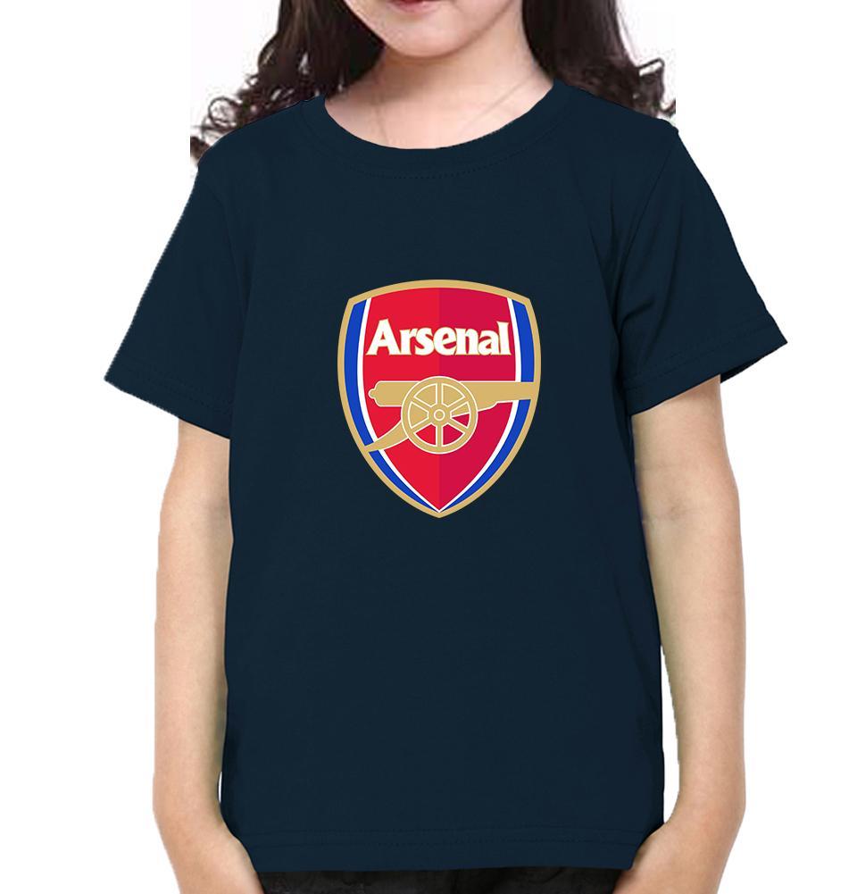 Arsenal Half Sleeves T-Shirt For Girls -KidsFashionVilla