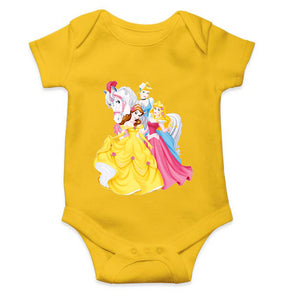 Princess Cartoon Rompers for Baby Girl- KidsFashionVilla