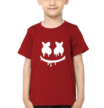 Load image into Gallery viewer, Marshmello Logo Half Sleeves T-Shirt for Boy-KidsFashionVilla

