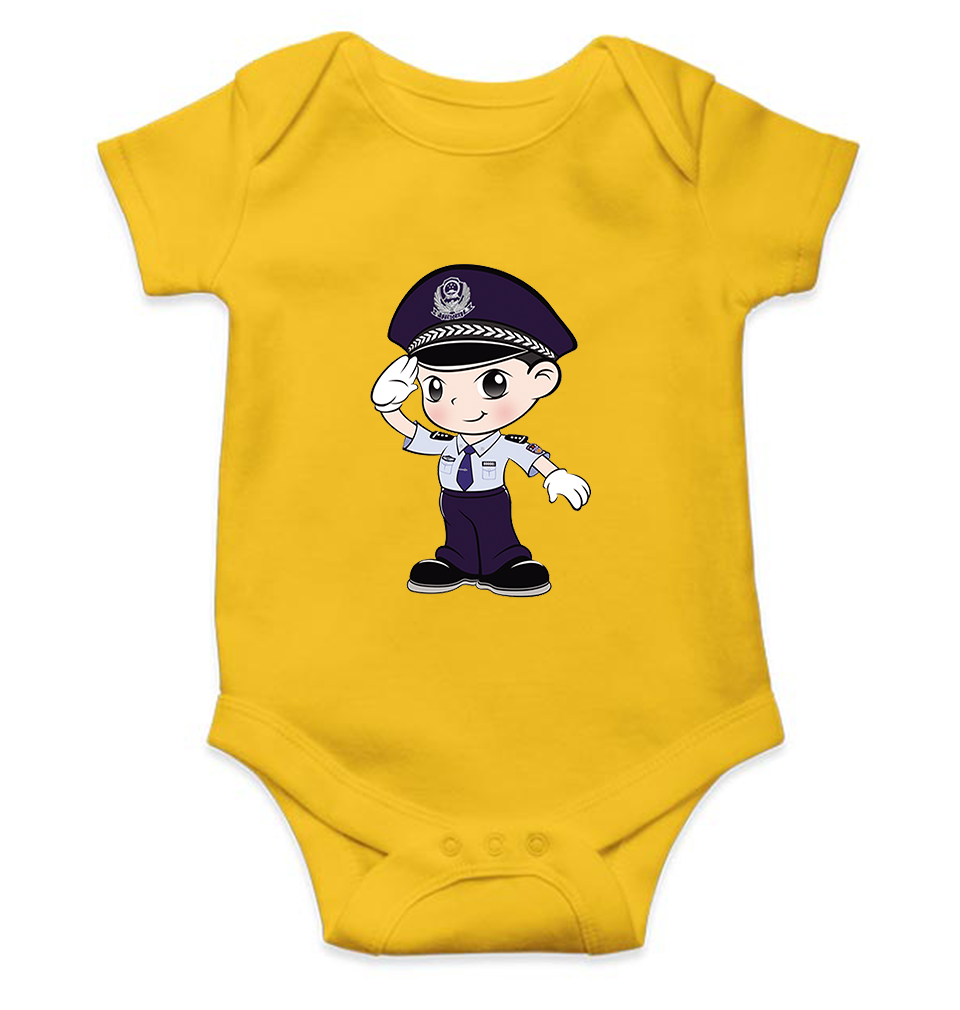 Future Police Rompers for Baby Girl- KidsFashionVilla