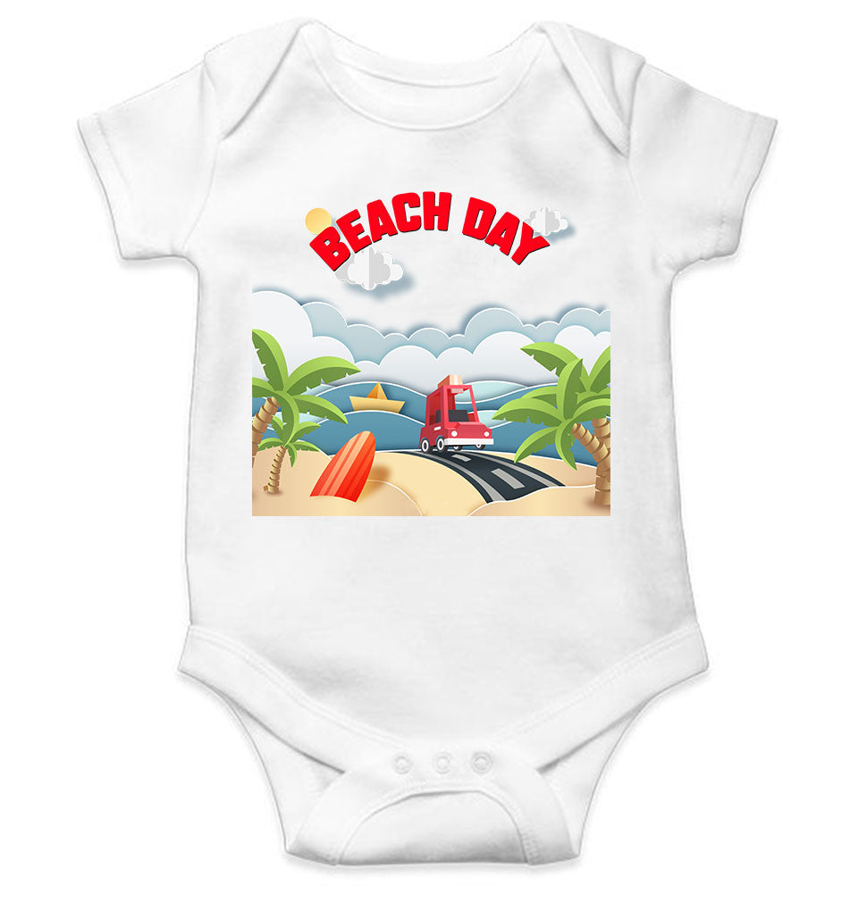 Beach Day Rompers for Baby Girl- KidsFashionVilla