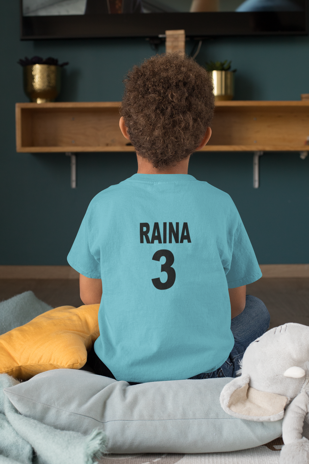 Raina 3 Half Sleeves T-Shirt for Boy-KidsFashionVilla