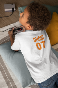 Dhoni 07 Half Sleeves T-Shirt for Boy-KidsFashionVilla