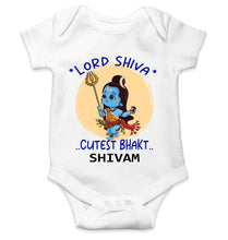 Load image into Gallery viewer, Custom Name Cutest Bhakt Mahashivratri Rompers for Baby Boy- KidsFashionVilla
