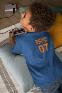 Dhoni 07 Half Sleeves T-Shirt for Boy-KidsFashionVilla