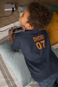 Dhoni 07 Half Sleeves T-Shirt for Boy-KidsFashionVilla