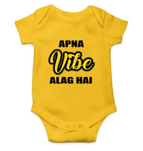 Load image into Gallery viewer, Apna Vibe Alag Hai Rompers for Baby Boy- KidsFashionVilla

