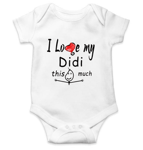 I Love My Didi Rompers for Baby Boy- KidsFashionVilla