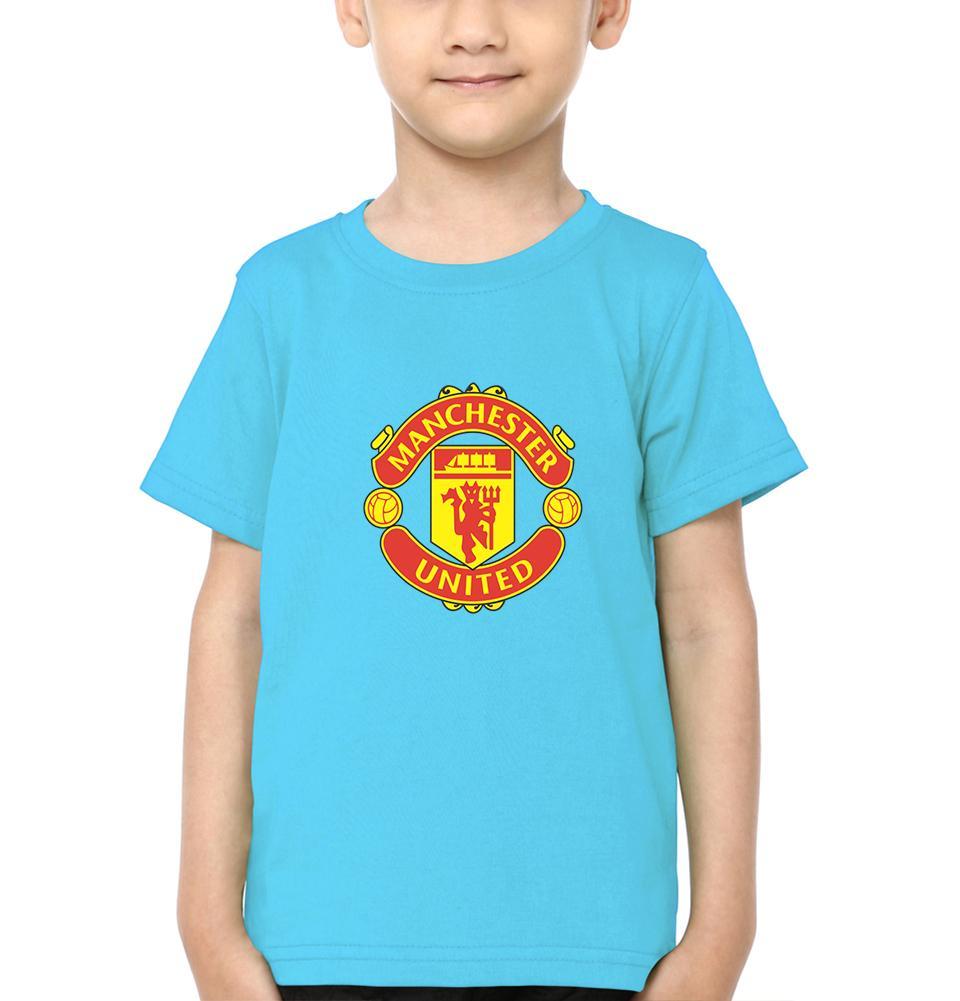 Manchester United Half Sleeves T-Shirt for Boy-KidsFashionVilla
