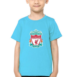 Liverpool Half Sleeves T-Shirt for Boy-KidsFashionVilla
